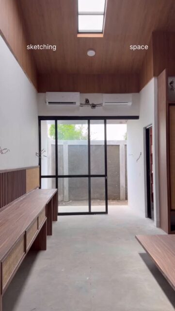 drafting the atmosphere before the furniture arrives.#OneStepAtATime