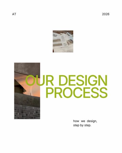 our design process, from first conversation to final delivery.
#OneStepAtATime