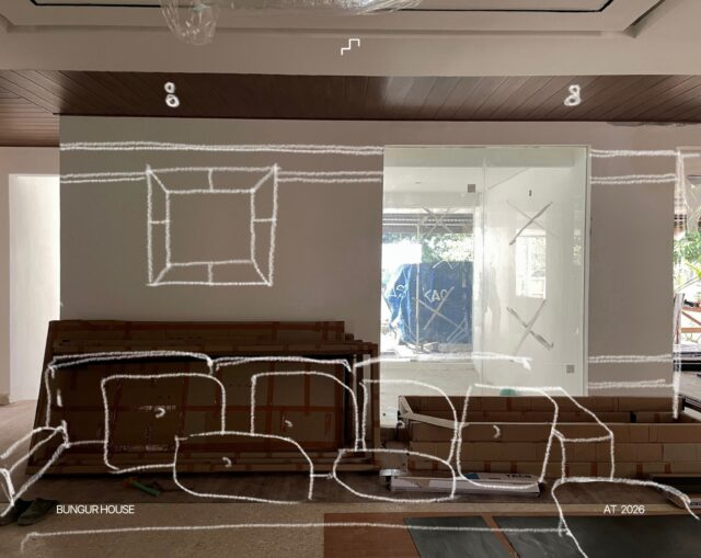 Sketched into space, Bungur House. 2026.
#OneStepAtATime