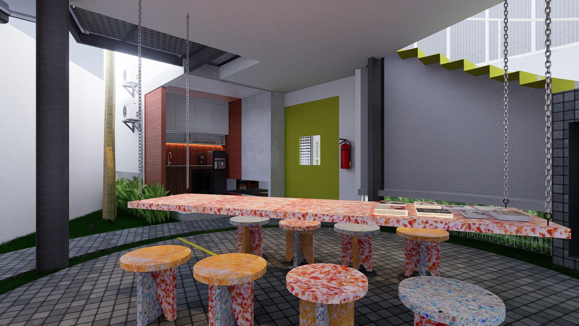 rumah-anak-tangga-office-yogyakarta-semi-outdoor-meeting-area